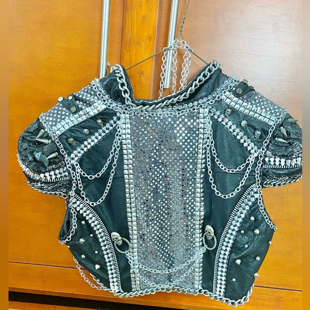 Sexy Biker Chic Biker Harley Davidson Biker Rock n Roll Spikes Studs Chains